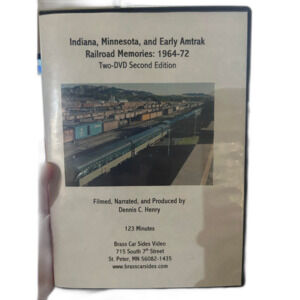 Indiana, Minnesota & Early Amtrak Railroad Memories 1964-1982 DVD
